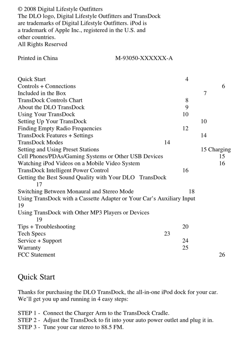 DLO TransDock Manuale utente