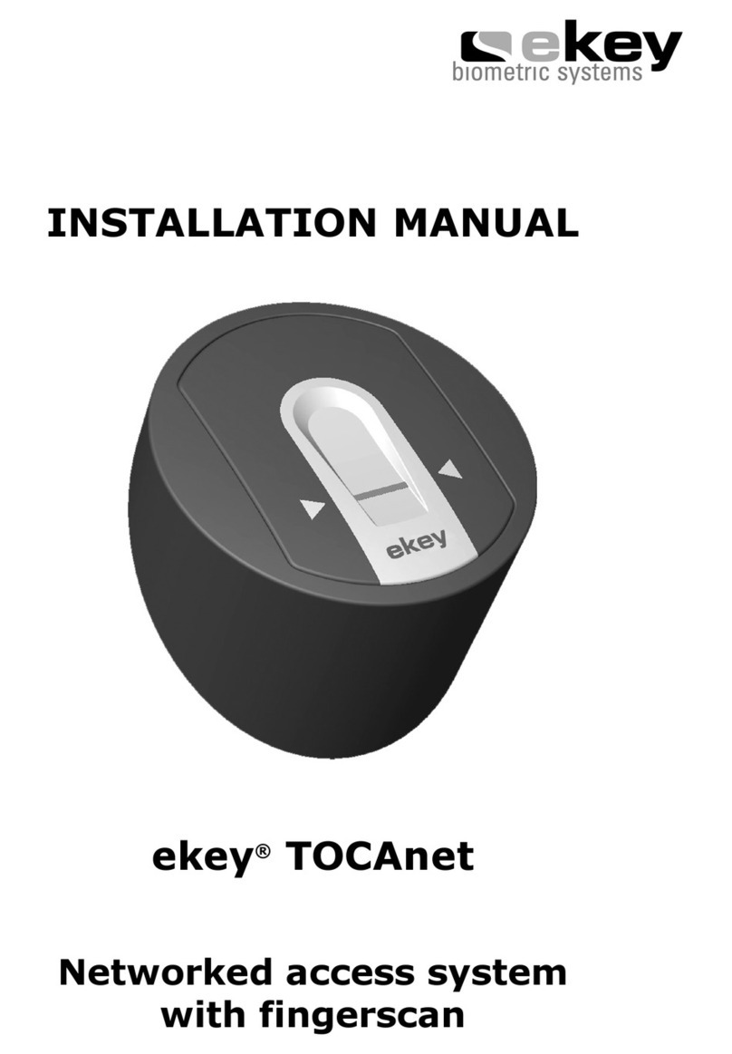 eKey TOCAnet Manuale utente