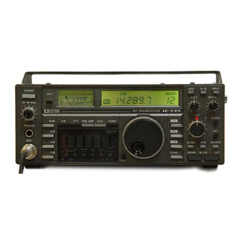 Icom IC-735 Manuale utente