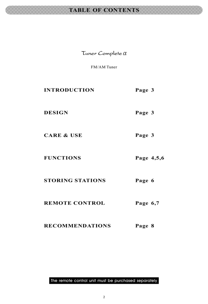 Audio Refinement Tuner complete a Manuale utente