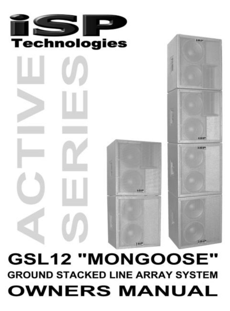 iSP Technologies GSL12 "Mongoose" Manuale utente iSP Technologies GSL12 "Mongoose" Manuale utente