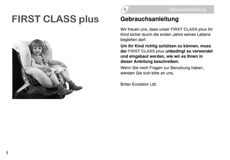 Britax First Class plus Manuale utente
