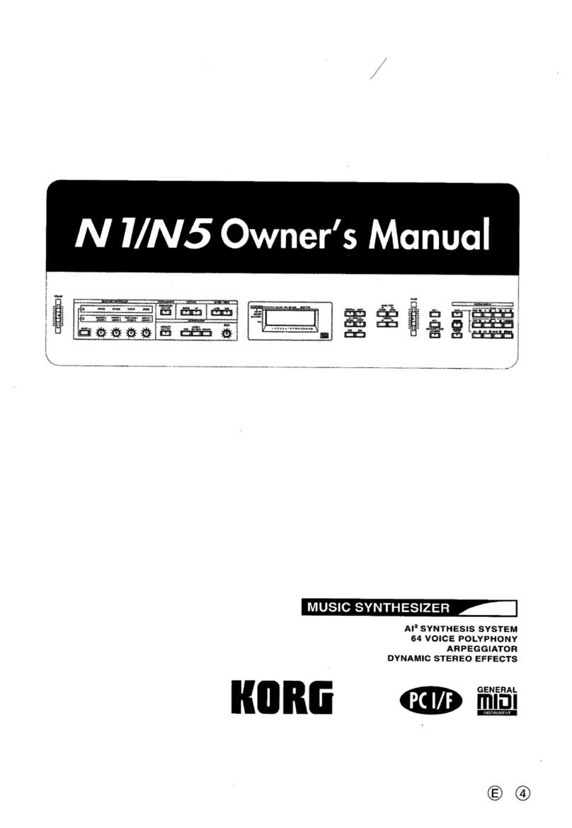 Korg N1 Manuale utente