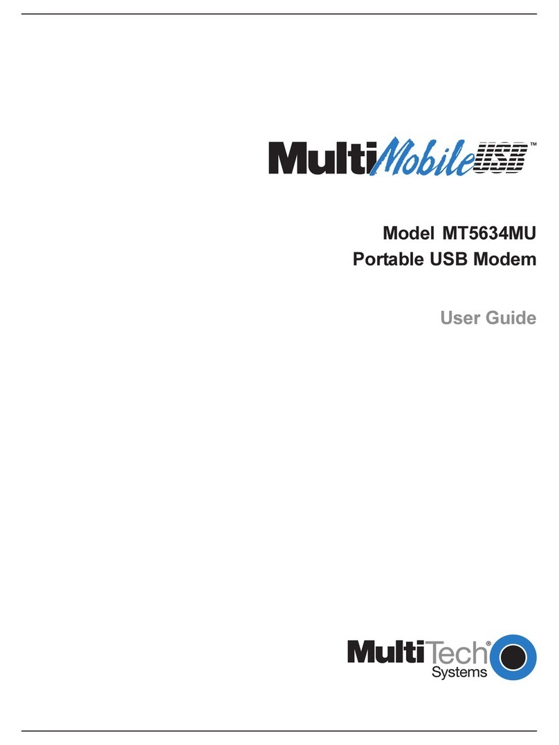 Multitech MT5634MU Manuale utente