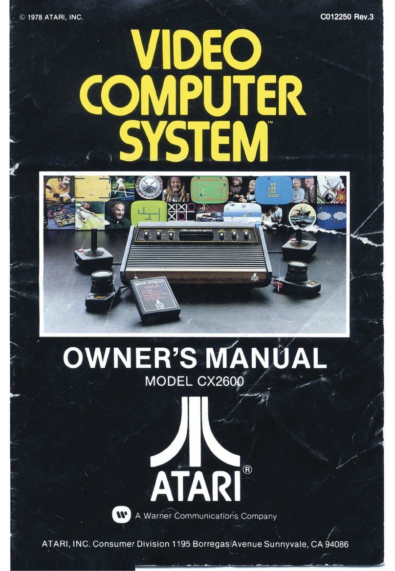 Atari CX2600 Manuale utente