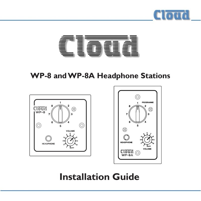 Cload WP-8 Manuale utente