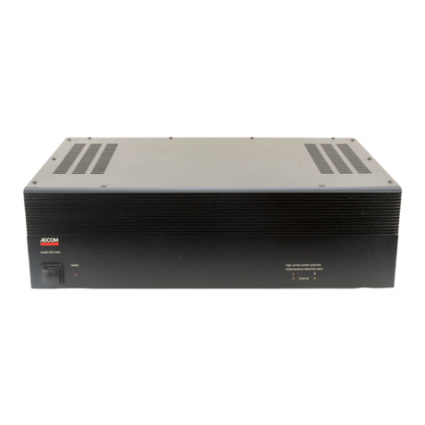 Adcom GFA-545 Manuale utente