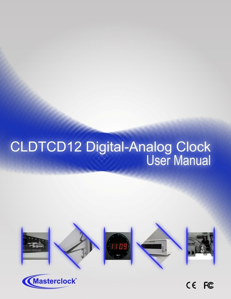 Masterclock CLDTCD12 Manuale utente