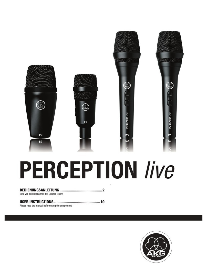 AKG PERCEPTION live Manuale utente