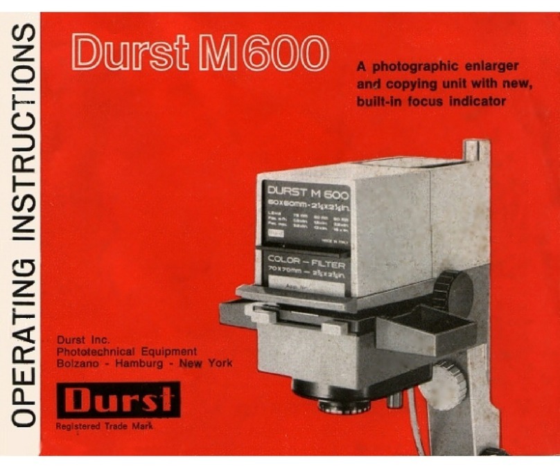 Durst M600 Manuale utente
