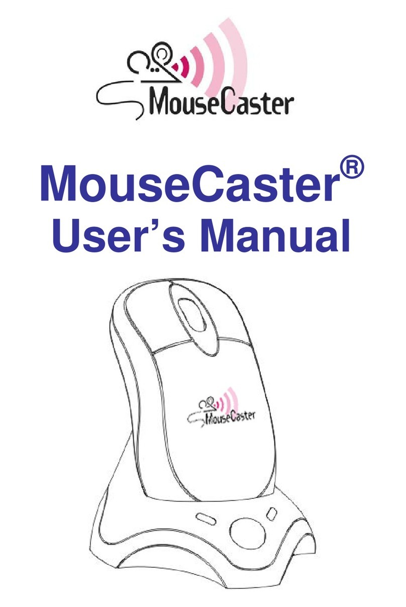 MouseCaster Mouse Manuale utente