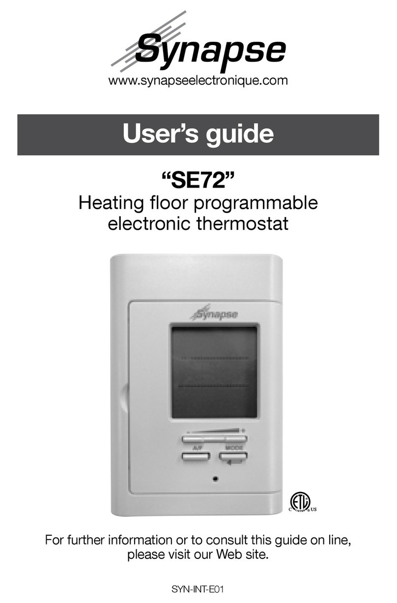 Synapse SE72 Manuale utente