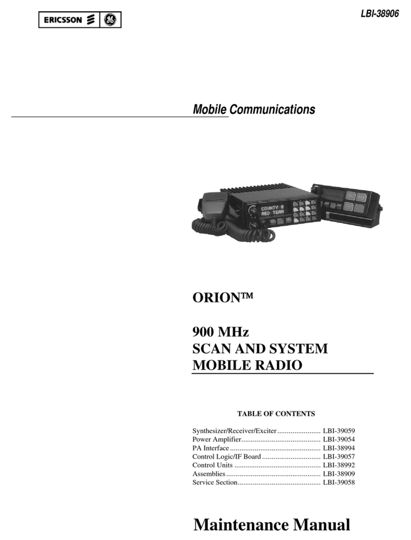 Ericsson ORION Manuale utente