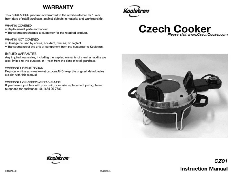 Koolatron CZ01 Manuale utente Koolatron CZ01 Manuale utente