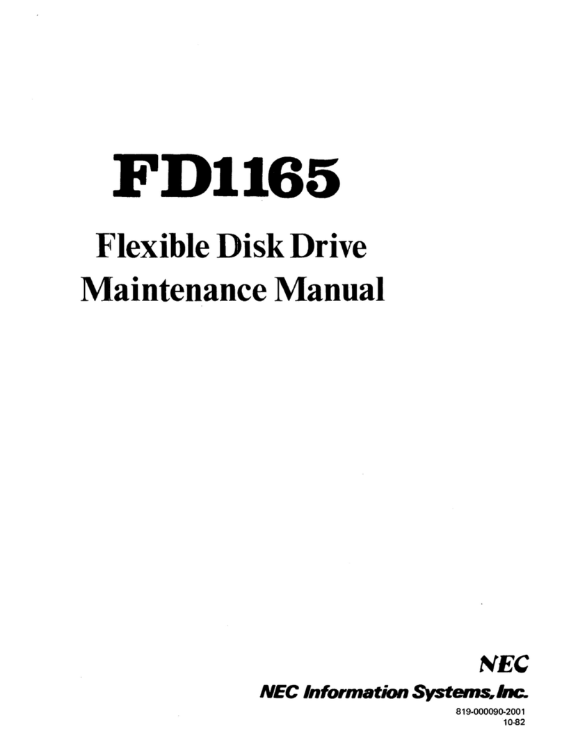 NEC FD1165 Manuale utente
