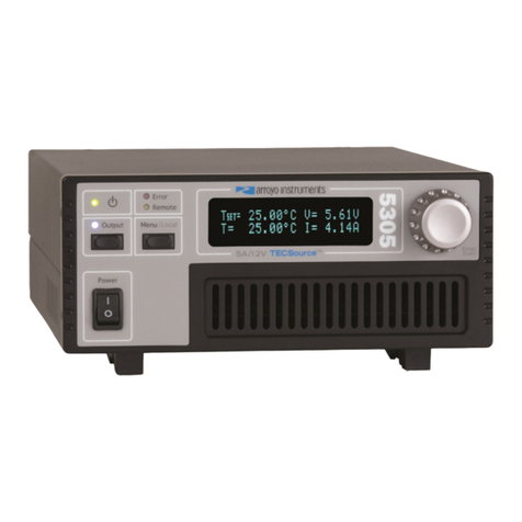 Arroyo Instruments TECSource 5305 Manuale utente