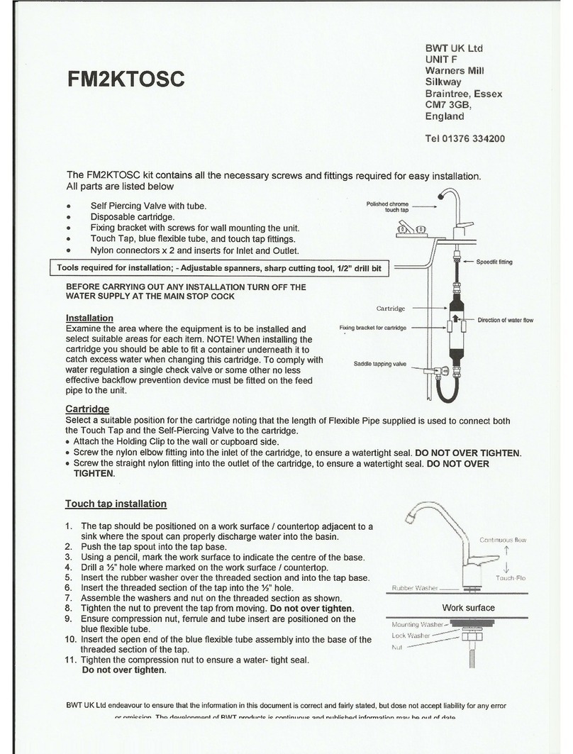 BWT FM2KTOSC Manuale utente