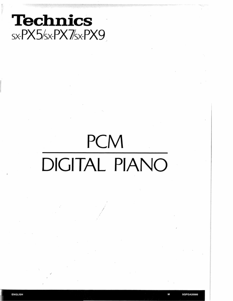 Technics SX-PX5 Manuale utente