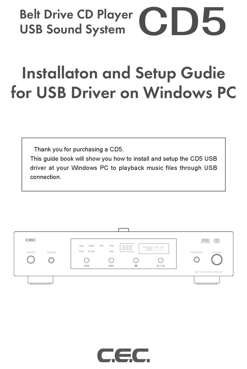 cec CD5 Manuale