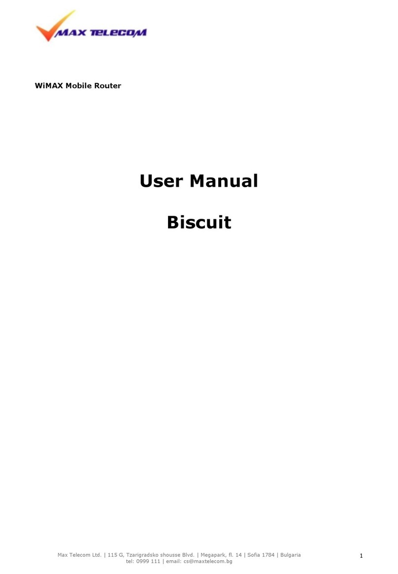 Max Telecom Biscuit Manuale utente