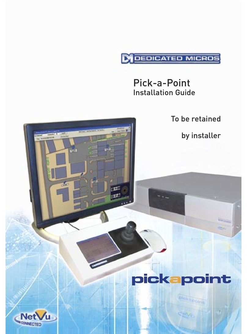 Dedicated Micros PICKAPOINT Manuale utente