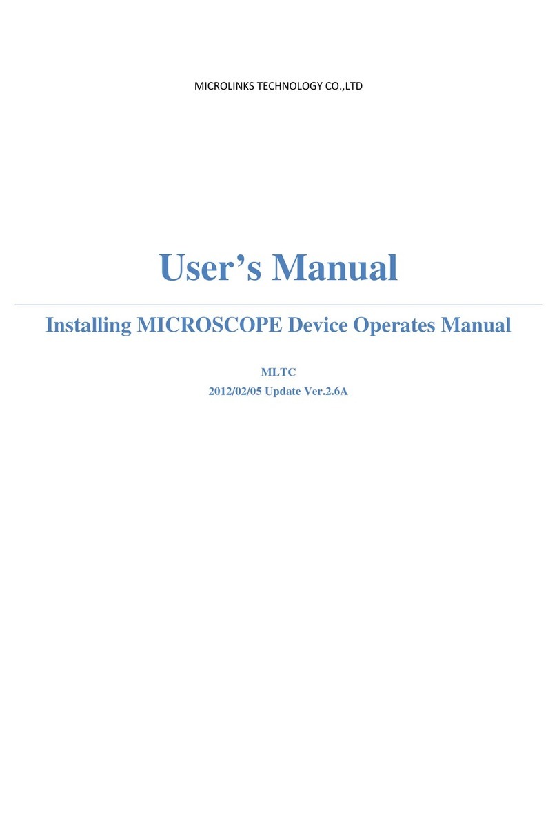 MicroLinks Tech microscope Manuale utente