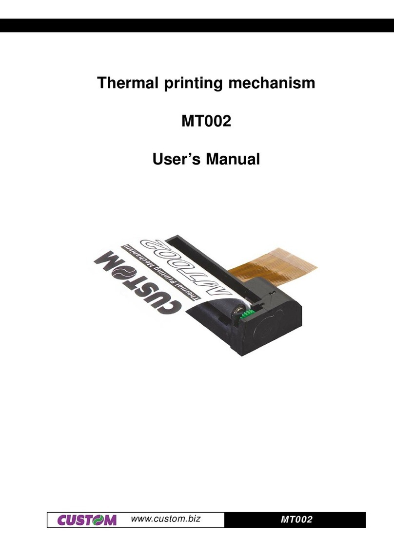 Custom Audio Electronics MT002 Manuale utente