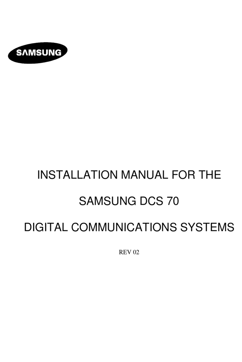 Samsung DCS 70 Manuale utente