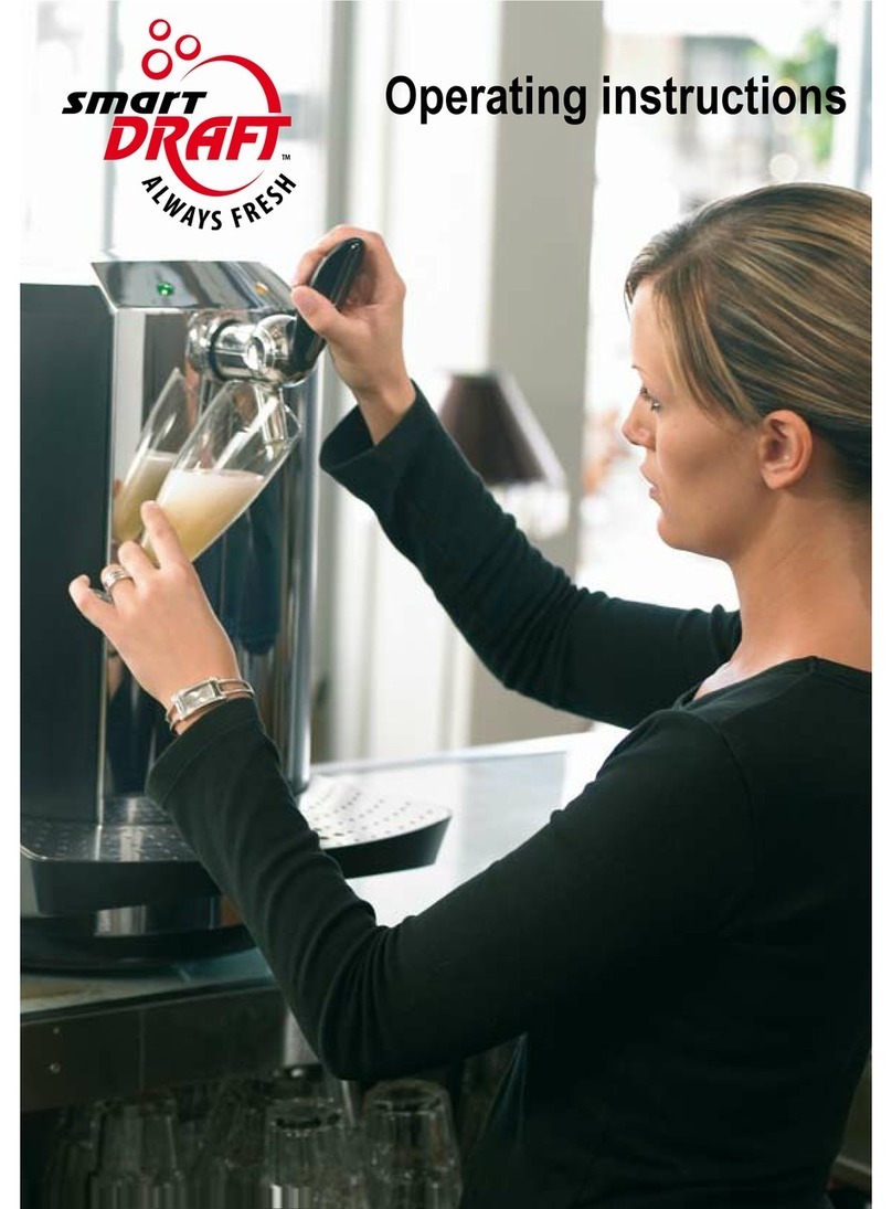 smartDRAFT Beverage Dispenser Manuale utente