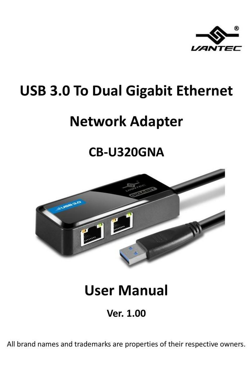 Vantec CB-U320GNA Manuale utente
