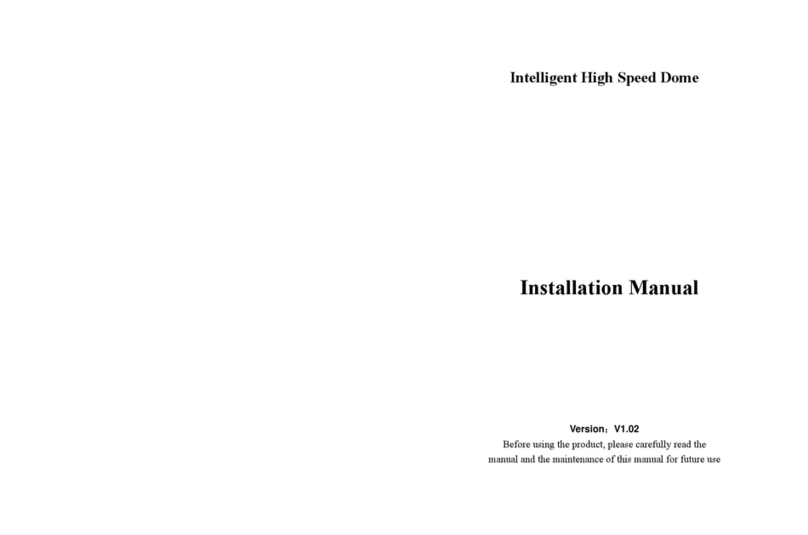 APPENDIX High speed dome camera Manuale utente