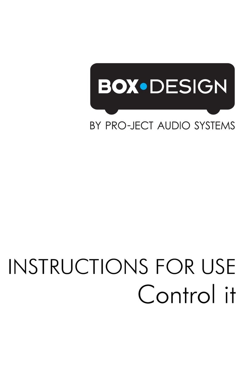 Box-Design Controller Manuale utente