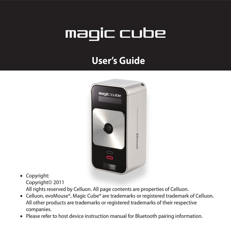 Celluon magic cube Manuale utente