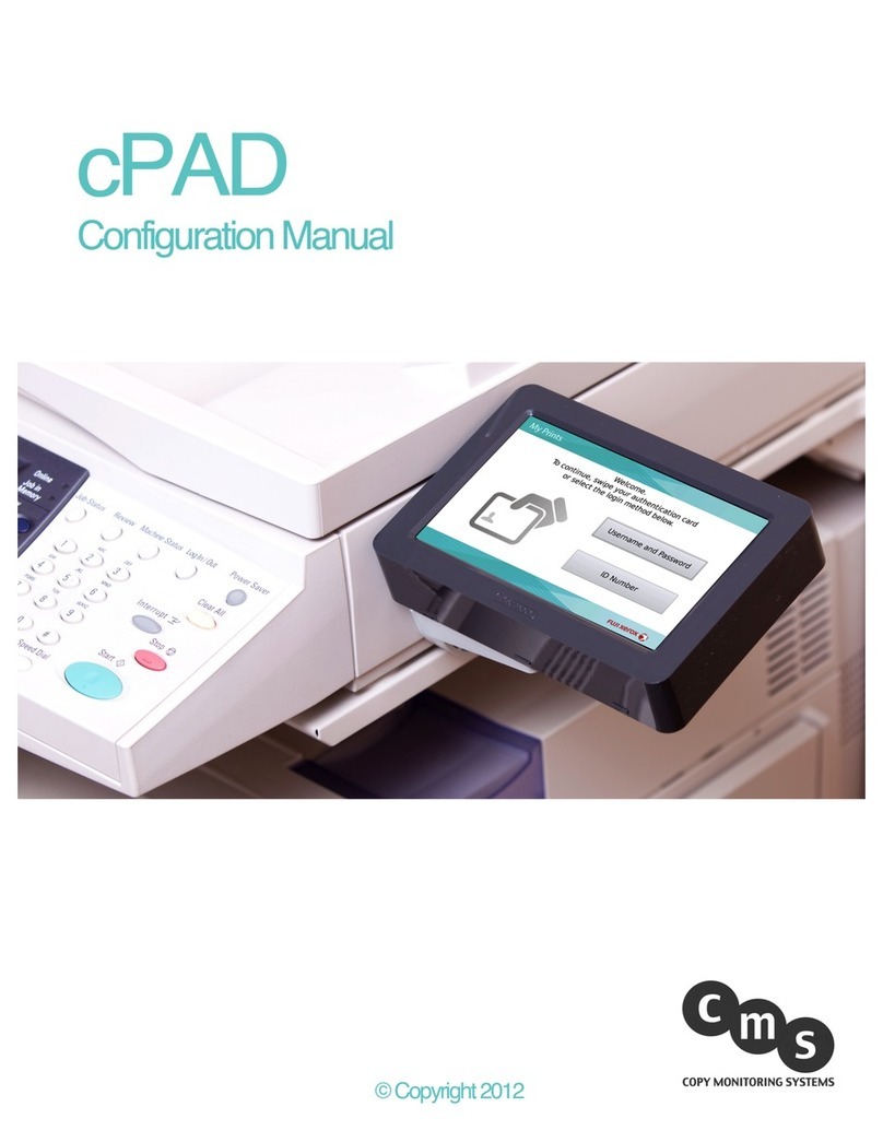 CMS cPAD Foglio di istruzioni