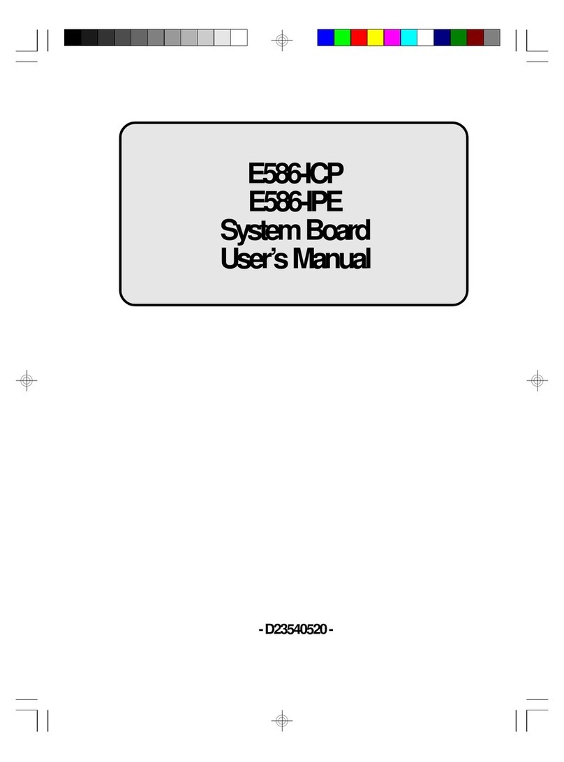 DFI E586-ICP Manuale utente