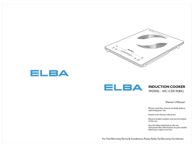 Elba EIC-C2019(BK) Manuale utente