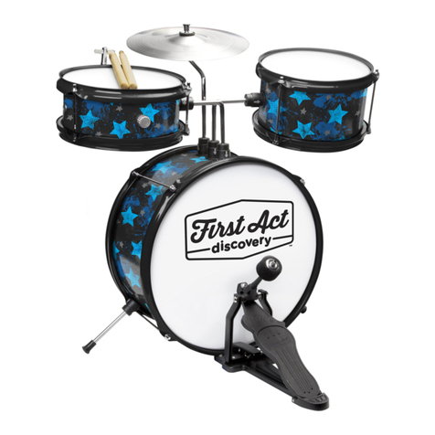First Act Drum Set Manuale utente First Act Drum Set Manuale utente