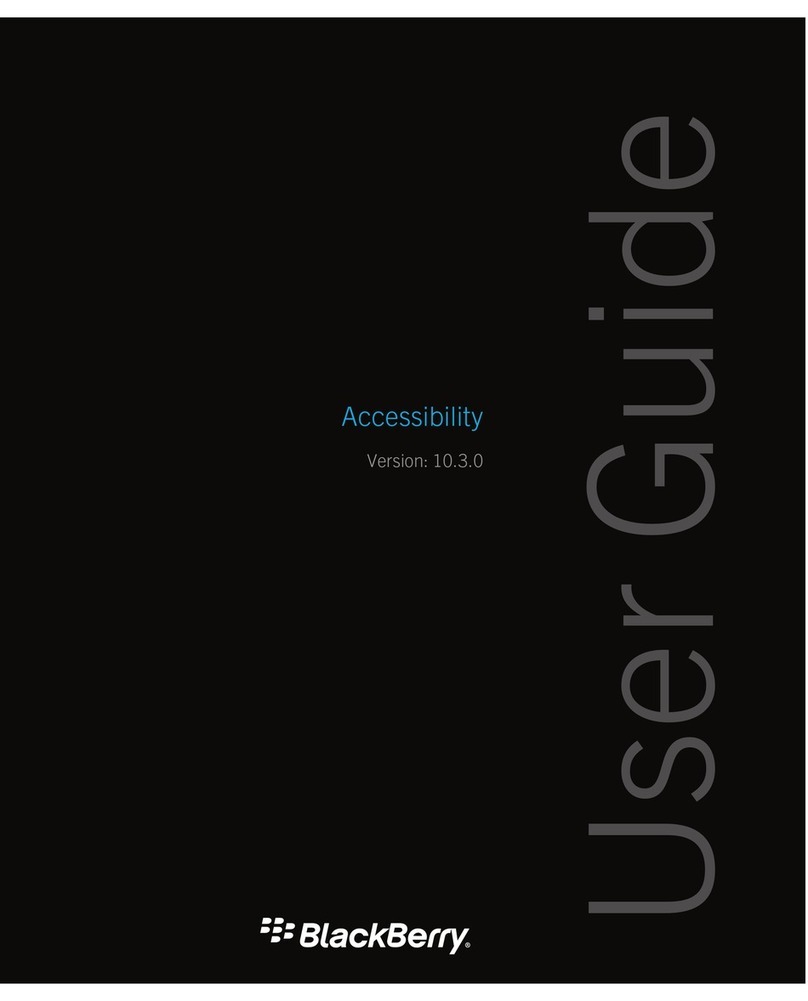 Blackbe;rry Accessibility Manuale utente