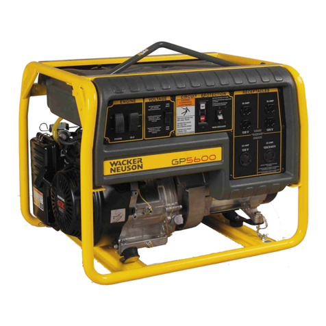 Wacker Neuson GP 5600A Manuale utente