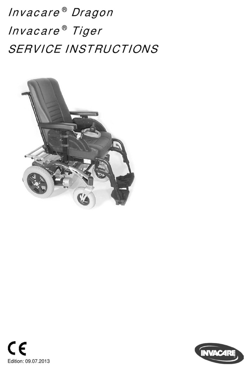 Invacare Dragon Istruzioni operative