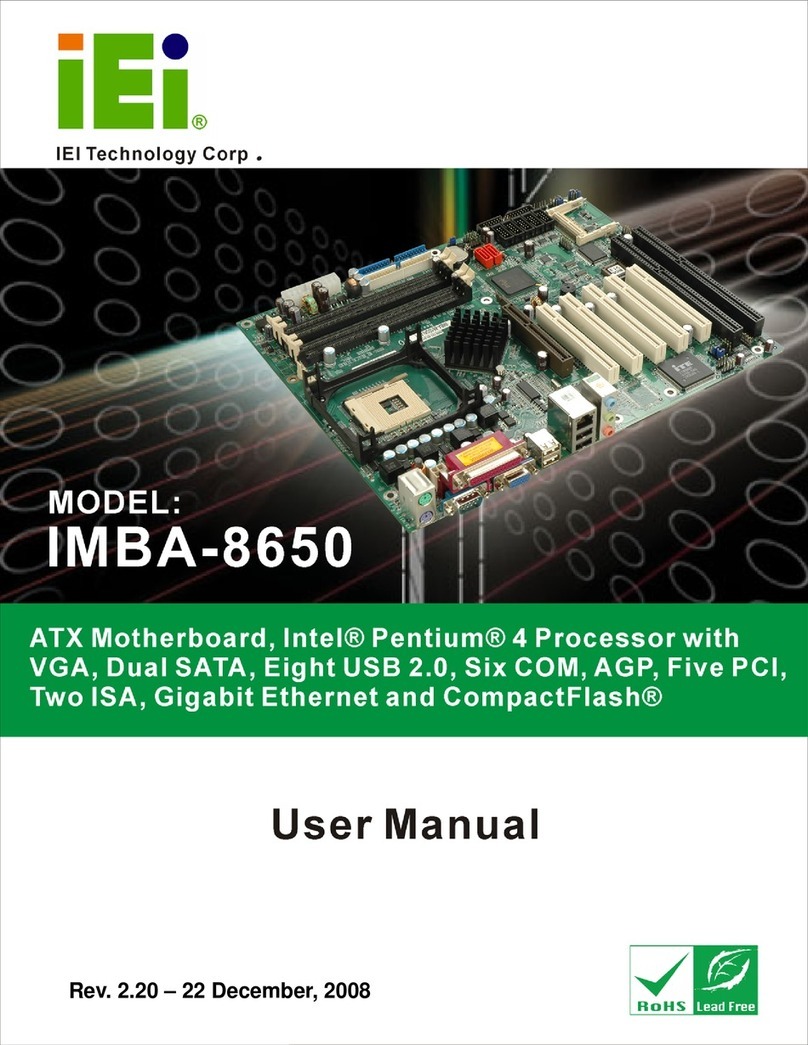 IEI Technology IMBA-8650 Manuale utente