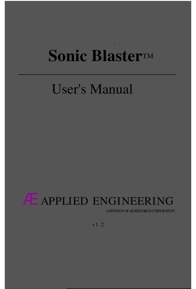 Applied Engineering Sonic Blaster Manuale utente
