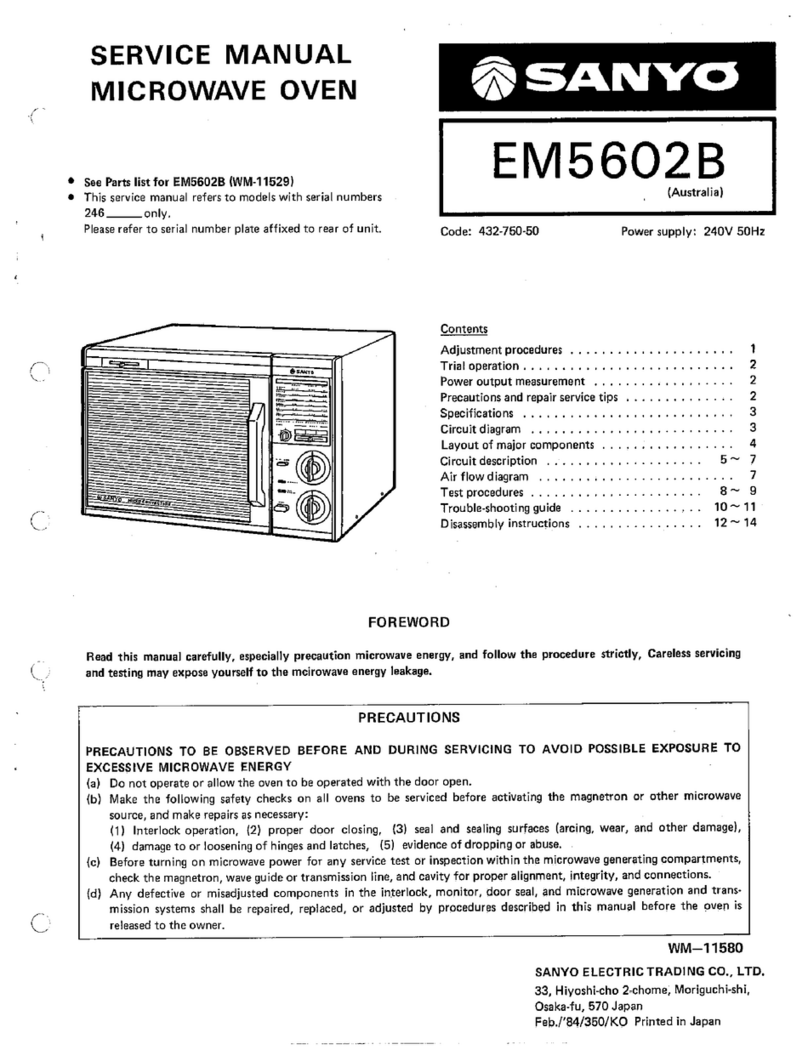 Sanyo EM5602B Manuale utente