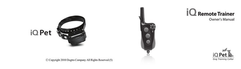 iQ Pet Remote Trainer Manuale utente