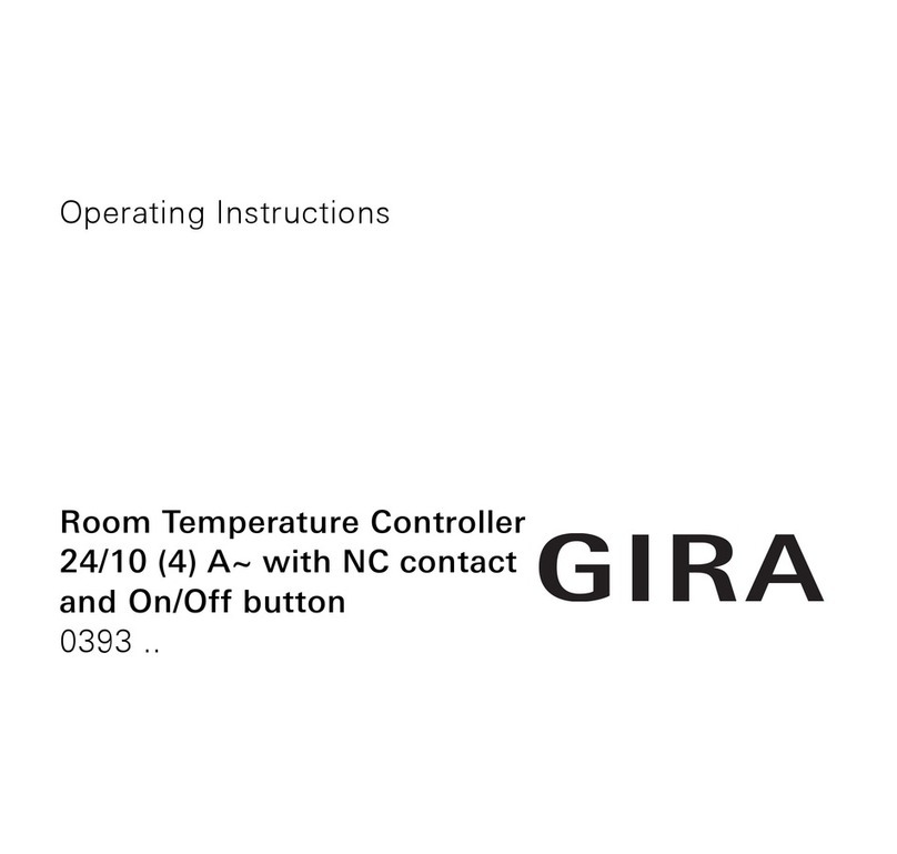 Gira Room Temperature Controller Manuale utente