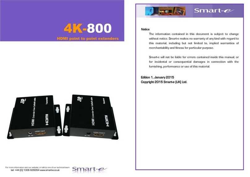 Smarte 4K-800 Manuale utente
