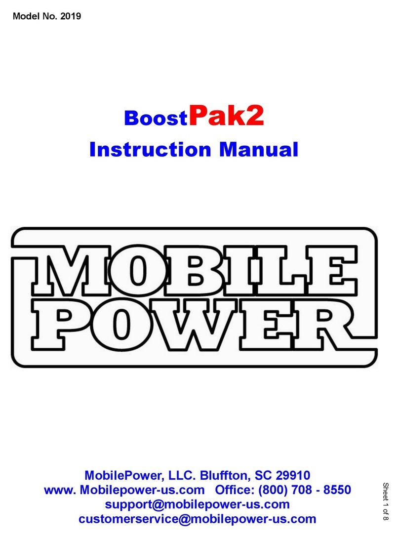 MobilePower BoostPak2 Manuale utente