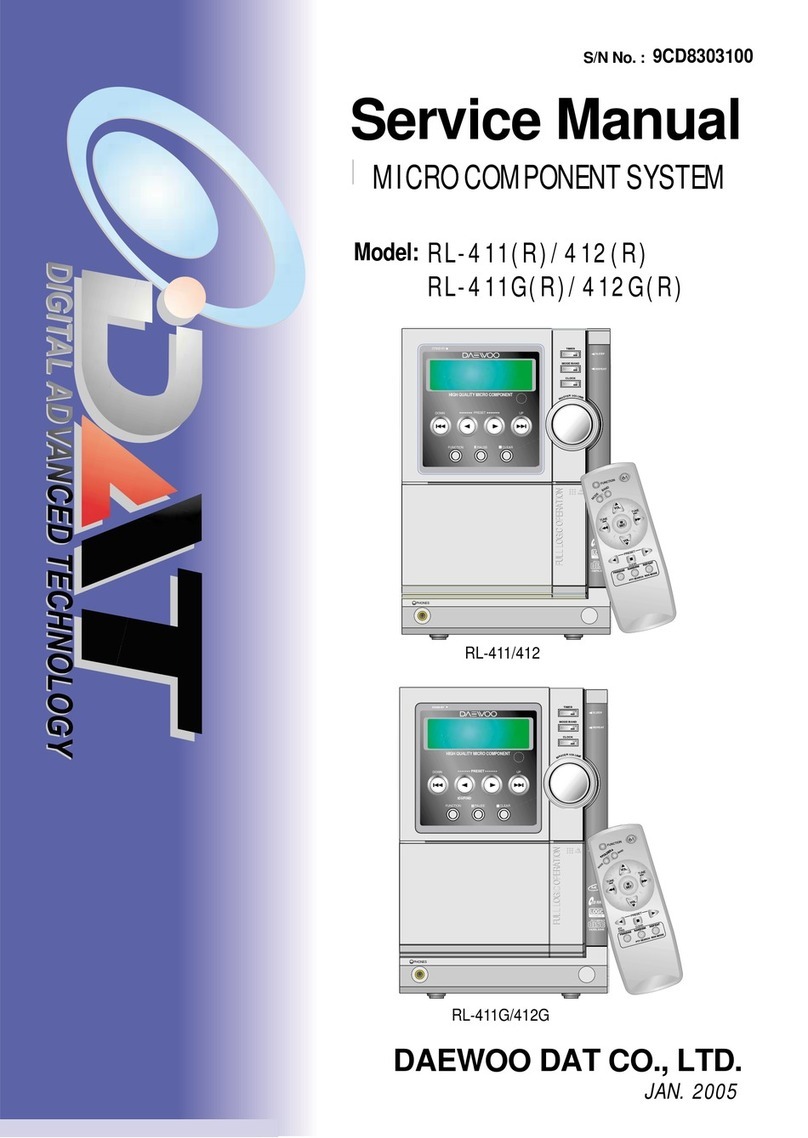 Daewoo RL-411 Manuale utente