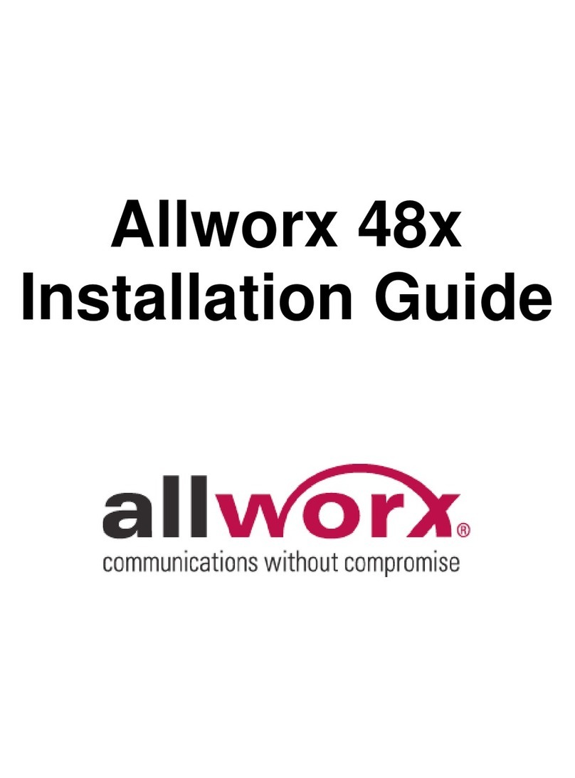 Allworx 48x Manuale utente