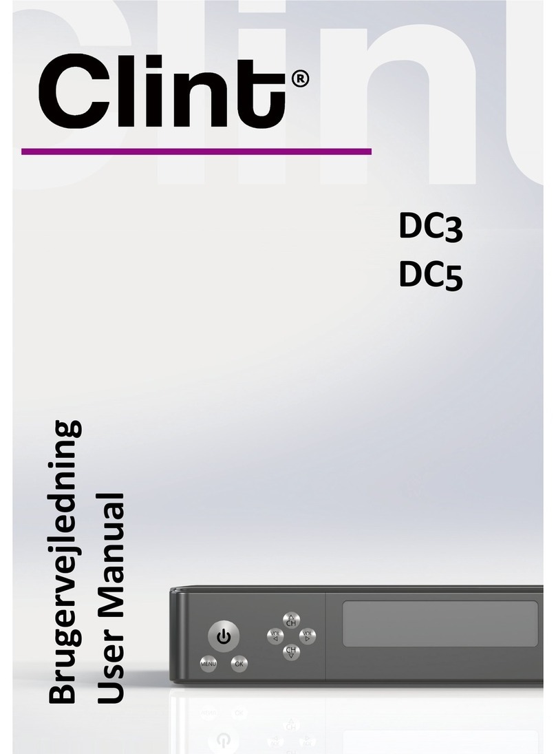 Clint DC3 Manuale utente